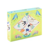 Djeco Ékszerkészítő készlet - Páros fecskék - Sky Multi-wrap kreatív szett doboza