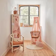 Minimal vintage nagy baldachin - krém fodros