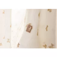 Jollein Vintage óriás baldachin Mini Teddy Bear mintával, fehér alapon barna kismackókkal