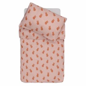 Minimal ágynemű huzat 100x140 cm - Miffy Shadow Wild Rose