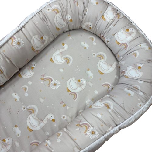 Happy kókuszbetétes babafészek - Ludmilla bézs