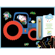   Djeco Karckép technika - Jármű felfedező - Learning about vehicles