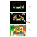 Djeco Karckép technika járművek mintával díszdobozban