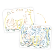   Djeco Meglepetés színező - Erdei állatok - Woodland families