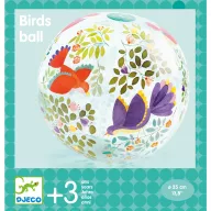   Djeco Felfújható labda, ∅ 35 cm - Madárkák - Birds ball