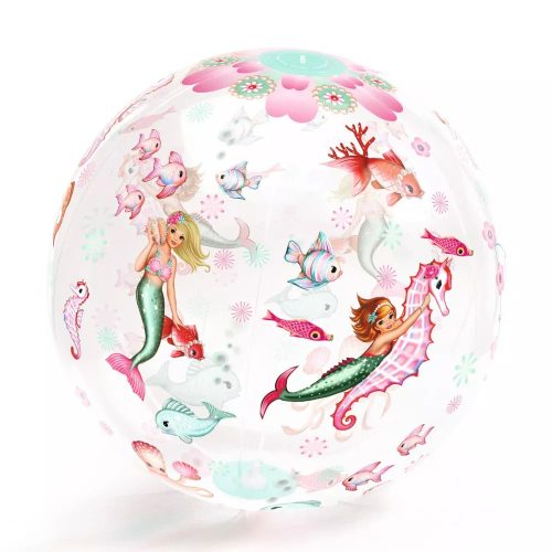 Felfújható labda, 35 cm - Sellős labda - Mermaid Ball