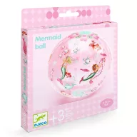   Djeco Felfújható labda, Ø 35 cm - Sellős labda - Mermaid Ball