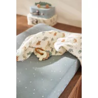 Jollein pelenkázó lap huzat - Twinkling - Sea Green