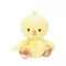 Bukowski Baby Chicky 15 cm-es sárga plüss csibe ülő pozícióban fehér háttér előtt