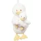 Bukowski Quack mama es kicsinye 20 cm-es feher pluss kacsa par sarga csorrel