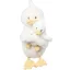 Bukowski Quack mama es kicsinye 20 cm-es feher pluss kacsa par sarga csorrel