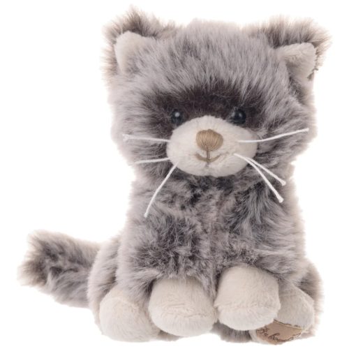 Bukowski plüss kulcstartó - Kitti cica sötétszürke