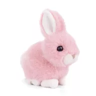 Bukowski Mimi mini plüss nyuszi pink színben, fehér fülekkel és mancsokkal, 15 cm-es méretben