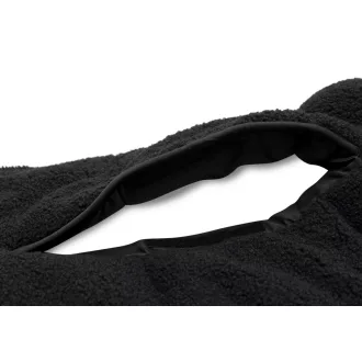 Minimal bundazsák - Fekete teddy