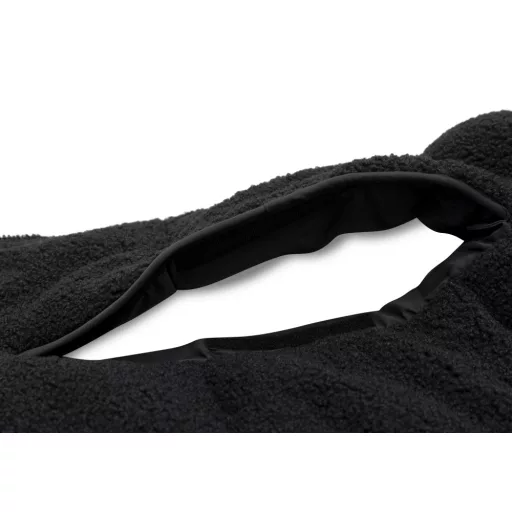 Minimal bundazsák - Fekete teddy