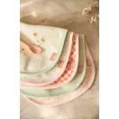Jollein Pretty picnic 5 darabos pamut baba előke csomag különböző tavaszi mintákkal