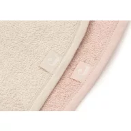 Jollein nyálkendő csomag Silk Rose és Sand frottír kendőkkel elölről fotózva