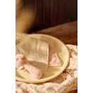 Jollein Silk Rose és Sand színű pamut frottír nyálkendő csomag egymásra fektetve