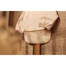 Jollein Woolly hosszú ujjú etetőkabát zsebbel kiterítve