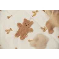 Jollein Teddy zöld bouclé cumikendő maci formában, fehér akasztóval