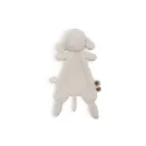 Jollein Sheep Sonny bárányos cumikendő hátoldala puha fehér felülettel