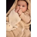 Jollein Sheep Sonny bárányos cumikendő puha bouclé anyagból és cumitartó füllel