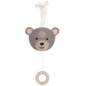 Minimal zenélő babajáték - maci