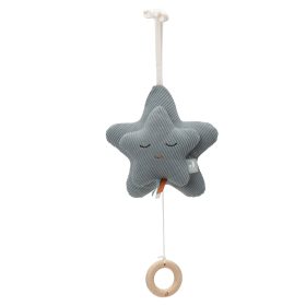 Minimal felhúzható zenélő játék csillag - Sea Green