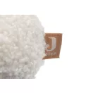 Jollein textil logócímke a Sheep Sonny zenélő babajáték puha hurkolt plüss felületén