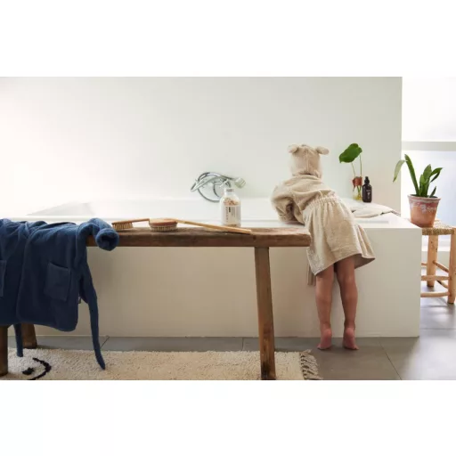 Minimal fürdőköntös 1-2 éveseknek - Zöld