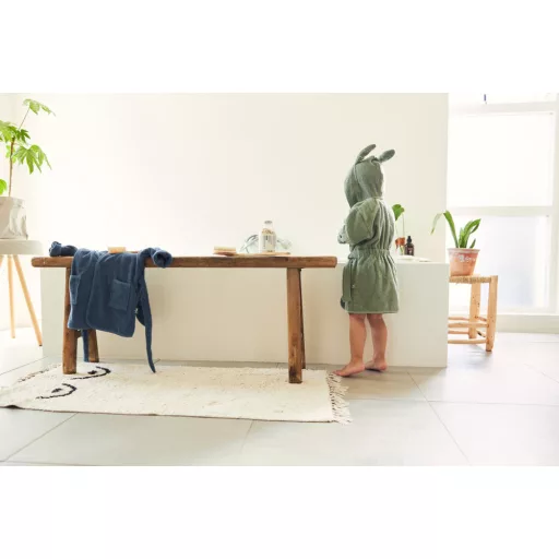 Minimal fürdőköntös 1-2 éveseknek - Zöld