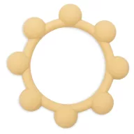 Jollein Sun Vanilla napocska formájú szilikon rágóka texturált bütykökkel