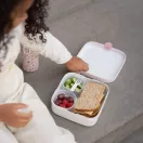 Little Dutch XL uzsonnás doboz Fairy wonders virágos mintával, kivehető bento tárolókkal és villával