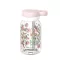 Little Dutch szívószálas kulacs 450 ml Fairy wonders erdei mintával és rózsaszín kupakkal