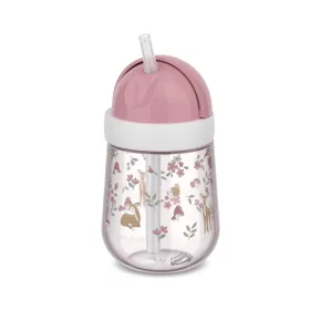Little Dutch szívószálas pohár 300 ml - fairy garden