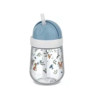 Little Dutch szívószálas pohár 300 ml - forest friends