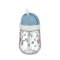 Little Dutch Forest Friends szívószálas pohár 300 ml átlátszó tritán testtel és kék kupakkal