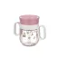 Little Dutch 360° tanulópohár 200 ml Fairy Garden mintával és rózsaszín peremmel