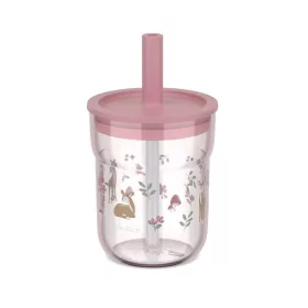   Little Dutch gyerek pohár szívószállal 250 ml - fairy garden