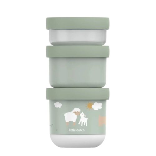 Little Dutch gyerek snack box készlet 3 db-os - Little Farm
