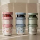 Little Dutch gyerek snack box készletek különböző kollekciós mintákkal egymás mellett