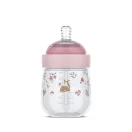 Little Dutch Fairy Garden 165 ml-es rózsaszín cumisüveg őzikés és virágos mintával