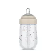 Little Dutch 240 ml-es cumisüveg meleg beige kupakkal és Little Goose mintával