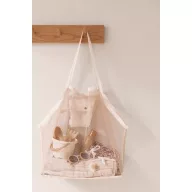 Mrs Ertha hálós nagyméretű strandtáska - Ivory