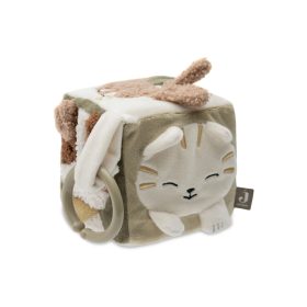 Minimal készségfejlesztő plüss kocka - Tiny Park