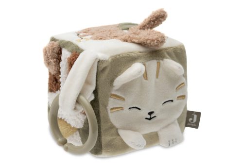 Minimal készségfejlesztő plüss kocka - Tiny Park