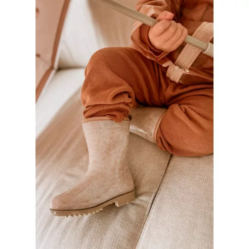 Mrs Ertha Wellies gumicsizma – Bouquet Silhouette glitter