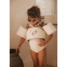 Mrs Ertha Glee kerek lencséjű polarizált gyerek napszemüveg Crystal áttetsző kerettel és barna lencsével