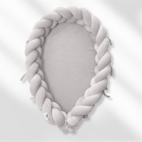 Elegance fonott babafészek - Bézs