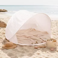   Mrs Ertha UV szűrős nagyméretű strandsátor - Organic Squares - Csomagolássérült